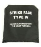 Ceramic Plate Protection Level IV (4) in conjunction with Body Armor level III-A
