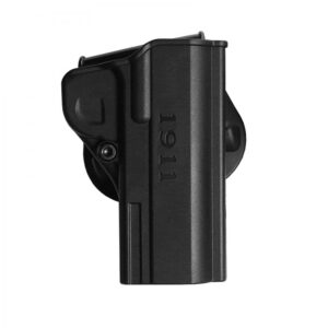 Z8070 IMI Defense One Piece Paddle Holster for 1911 .45 ACP Commander Pistols (9mm/.38 Super &10mm Auto)