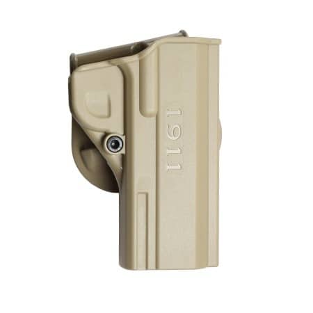 Z8070 IMI Defense One Piece Paddle Holster for 1911 .45 ACP Commander Pistols (9mm/.38 Super &10mm Auto)