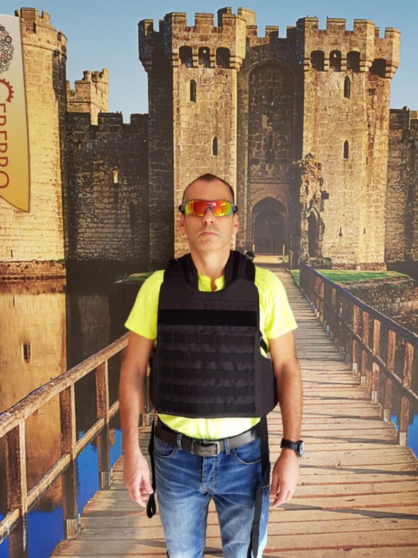MASADA Bulletproof Backpack Front and Back Full Body Armour Converts to Bulletproof Vest (IIIA) - FREE Shipping