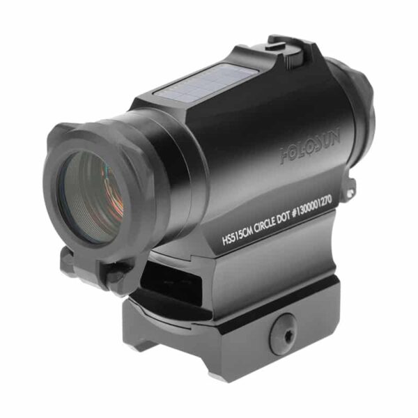 Holosun HS515CM Red Dot / Circle Dot Micro Sight With Solar Panel and QD Mount