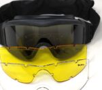 KIRO Goggle for Shooting and Tactical Environments with 3 Types of Lenses