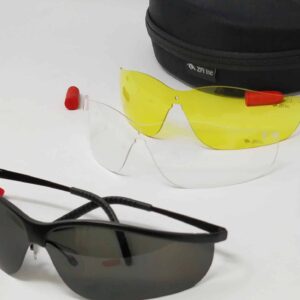 KIRO Sun Glasses / Shooting Glasses for Tactical and Everyday Use (Semi-Rimless Frame)