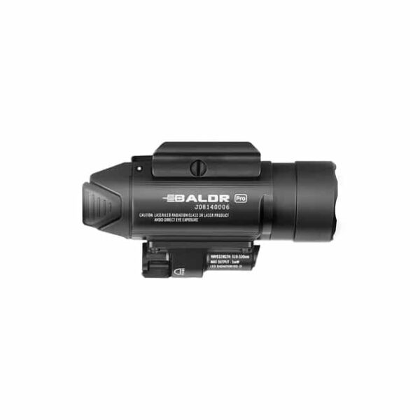 Olight Baldr Pro Lighting Tool with Green Laser & White LED for Picatinny/Glock Rail (Max Output of 1350 Lumens)