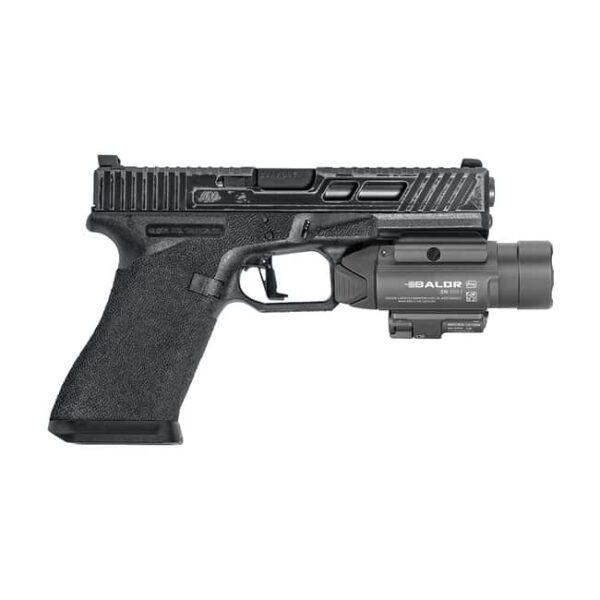 Olight Baldr Pro Lighting Tool with Green Laser & White LED for Picatinny/Glock Rail (Max Output of 1350 Lumens)