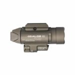 Olight Baldr Pro Lighting Tool with Green Laser & White LED for Picatinny/Glock Rail (Max Output of 1350 Lumens)