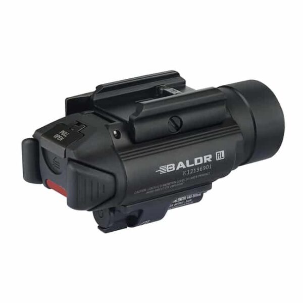 To be discontinued from 2021-10-1 - Olight Baldr RL Lighting Tool with Red Laser & White LED, for Picatinny/Glock rail (max output 1,120 Lumens)