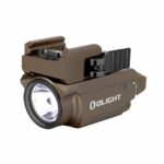Olight Baldr Mini Flashlight with Adjustable Sliding Rail, Lithium Polymer Battery, White Light & Green Beam