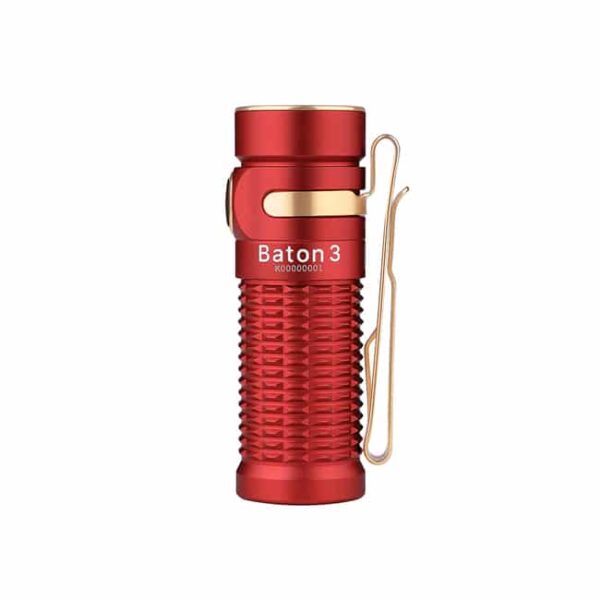 Olight Baton 3 Premium Edition Compact Flashlight Kit with Lumens Baton 3 & Portable Wireless Charger