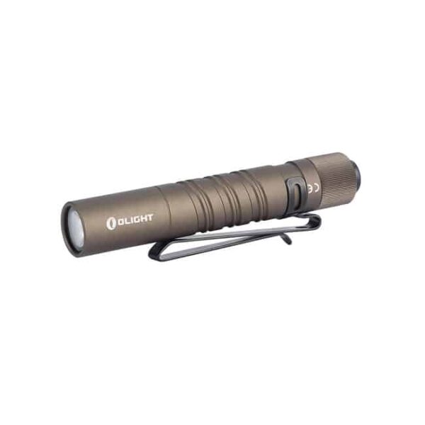 Olight i3T EOS Slim Tail Switch Flashlight with LED & TIR Optic Lens and Dual Direction Pocket Clip