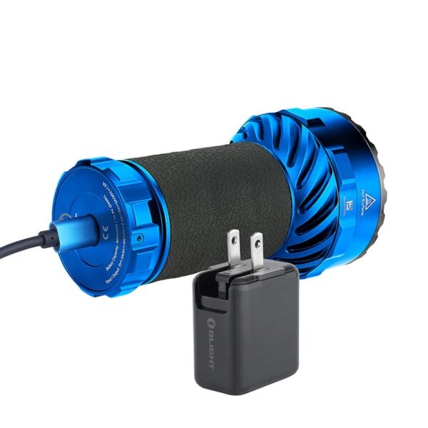 Olight Marauder 2 USB-C charging Flashlight with 12 LEDs circle & large LED in center Creating Max 14,000-lumens