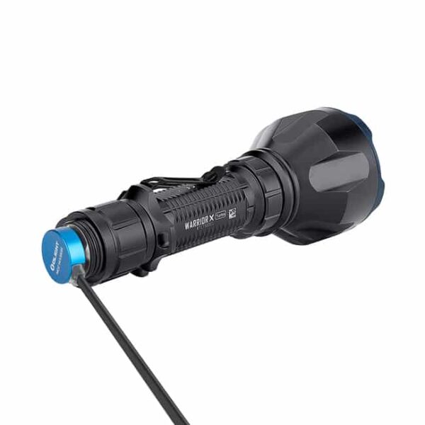 Olight Warrior X Turbo Flashlight with Max Output of 1,100 Lumens, Max Throw of 1,000 Meters & Max Runtime of 12.5 Hours