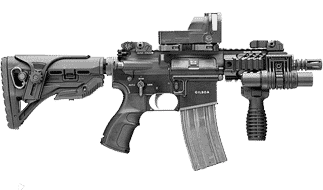 PLS FAB Offset Flashligt Mount - 1 inch