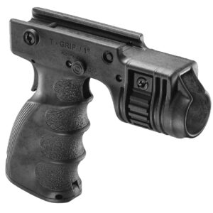 T-GRIP-R FAB Agronomic flashlight grip with 1 inch flashlight adapter with special rear activation Button