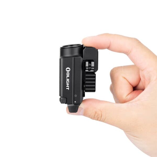 Olight Baldr S Flashlight With Adjustable Sliding Rail, Lithium Polymer Battery, White Light & Green Laser Beam