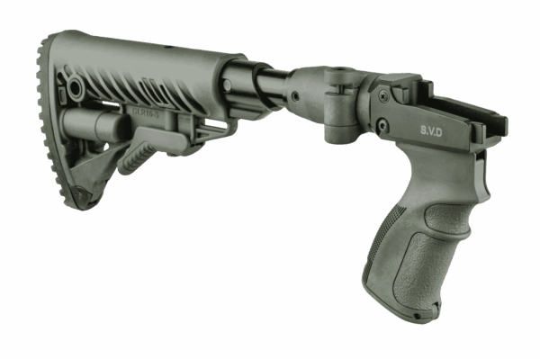 M4-SVD SB Fab Defense Side Folding and Collapsible Buttstock with Shock Absorber Kit for SVD