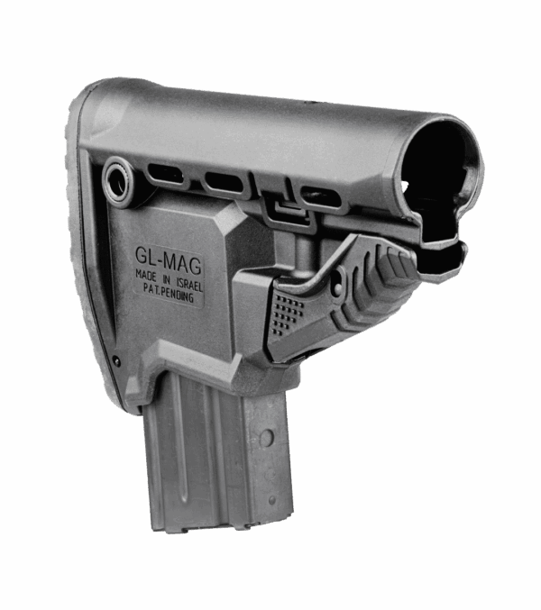 GL-MAG Fab Defense M4 Survival Buttstock With Built In Mag Carrier For 5.56 Magazines