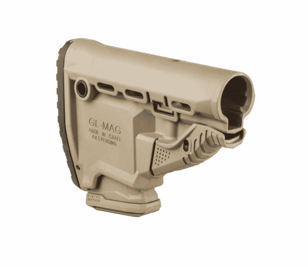 GL-MAG Fab Defense M4 Survival Buttstock With Built In Mag Carrier For 5.56 Magazines