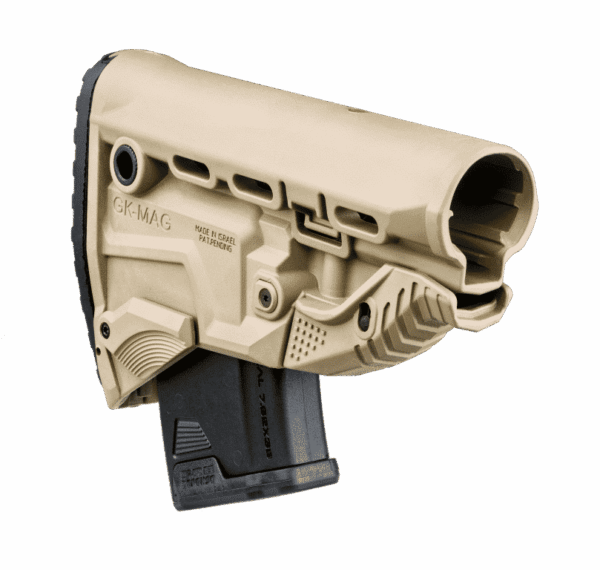 GK-MAG Fab Defense AK Survival Buttstock with Built In Mag Carrier for All AK Magazine