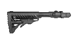 Fab Defense AKMS (underfolder) Collapsible Tactical Folding Buttstock - M4-AKMS P