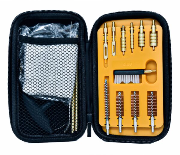 Kiro Premium Gun Owners bundle - Handgun Case, Cleaning Kit, Eye Protection & Gun Belt