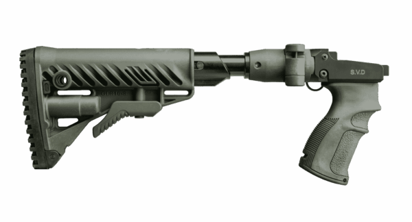 M4-SVD SB Fab Defense Side Folding and Collapsible Buttstock with Shock Absorber Kit for SVD