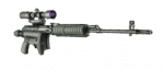 M4-SVD SB Fab Defense Side Folding and Collapsible Buttstock with Shock Absorber Kit for SVD