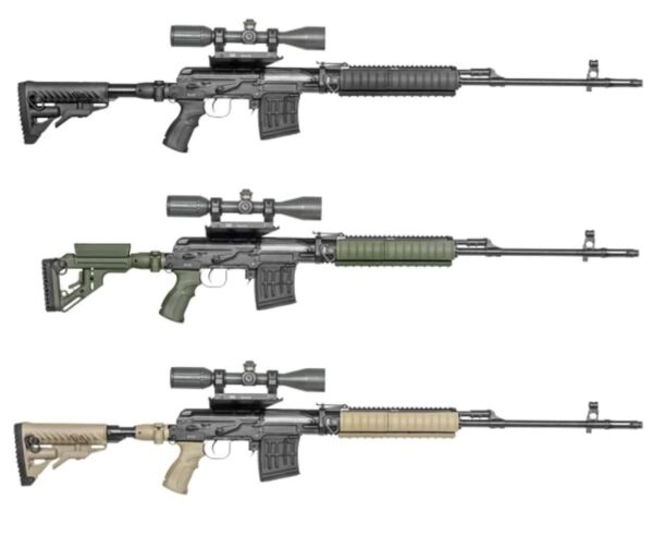 M4-SVD SB Fab Defense Side Folding and Collapsible Buttstock with Shock Absorber Kit for SVD