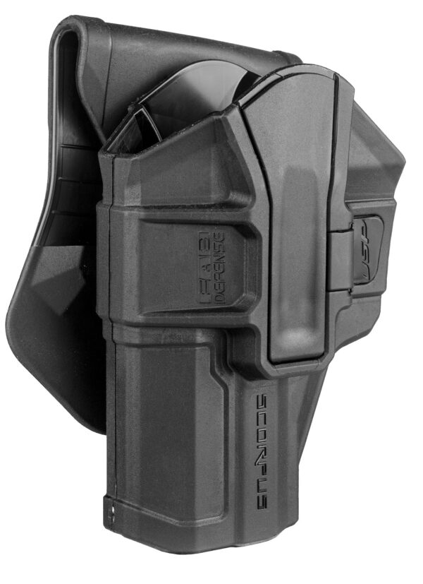 M1 SCORPUS FAB Defense H&K USP 9mm/.40/.45 Fullsize and Compact Level 1 Holster (Paddle+Belt)