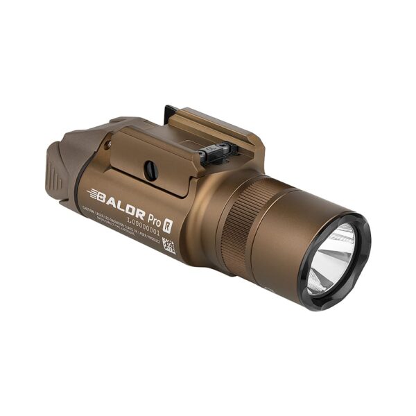 Olight Baldr Pro R 1350 Lumens Magnetic USB Rechargeable Tactical Flashlight with Green Beam and White LED Combo