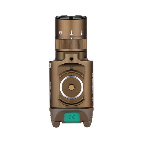 Olight Baldr Pro R 1350 Lumens Magnetic USB Rechargeable Tactical Flashlight with Green Beam and White LED Combo