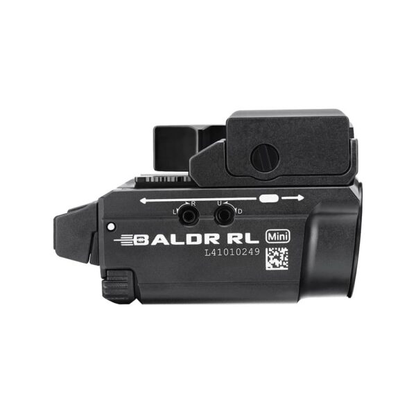 Olight Baldr RL Mini 600 Lumens Magnetic USB Rechargeable Ultra-Compact Weaponlight with Red Beam and White LED Combo