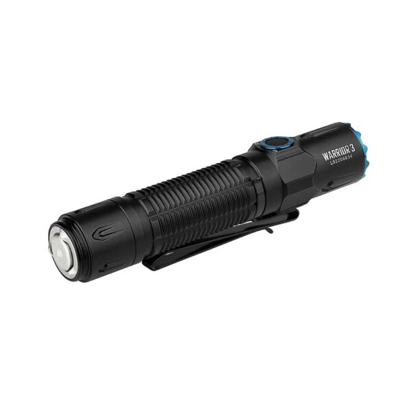 To be discontinued from  2022-5-1 - Olight Warrior 3 2300 Lumens Dual Switches Tactical Flashlight, Powered by Customized Battery (Warrior 3-BLK)