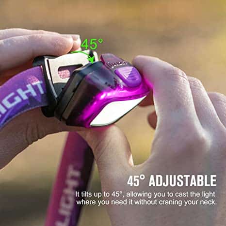 Olight H05 Lite LED Headlamp, 5 Modes Lightweight Head Lamp for Head with Adjustable Headband