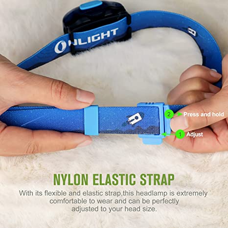 Olight H05 Lite LED Headlamp, 5 Modes Lightweight Head Lamp for Head with Adjustable Headband