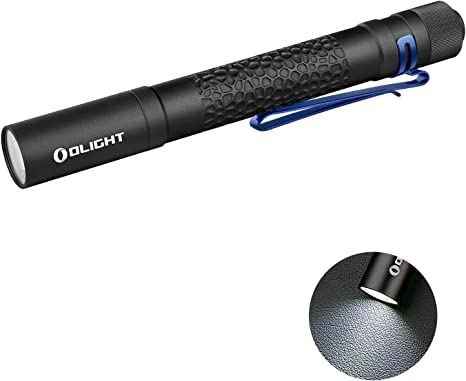 Olight I5T Plus 550 Lumens EDC Flashlight, Pebble Version Pocket Flashlights