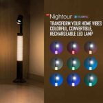 Olight Nightour 60 Lumens Rechargeable LED Table Lamp with Convertible Color Light