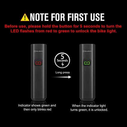 Olight RN 1500 Rechargeable Bike Headlights 1500 Lumens